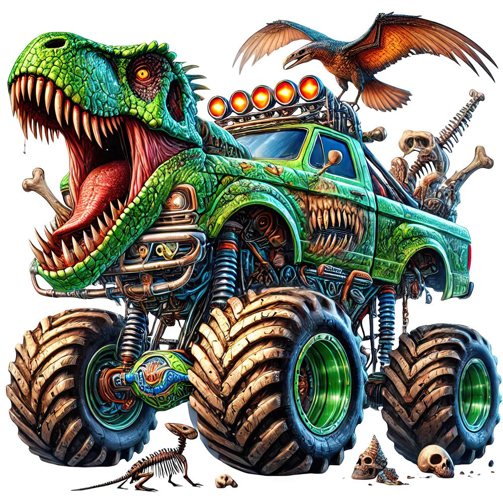 Monster Truck with Monster Fabric Panel 63