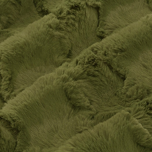 Luxe Cuddle Glacier Moss 58" - 60" Fabric per yard - Image 3