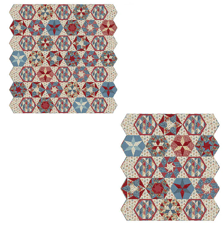 Multi Colour Pentagon Pattern