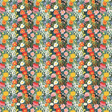 Multi Digital Melissa Lovelies 44"/45" Cotton Fabric Per Yard
