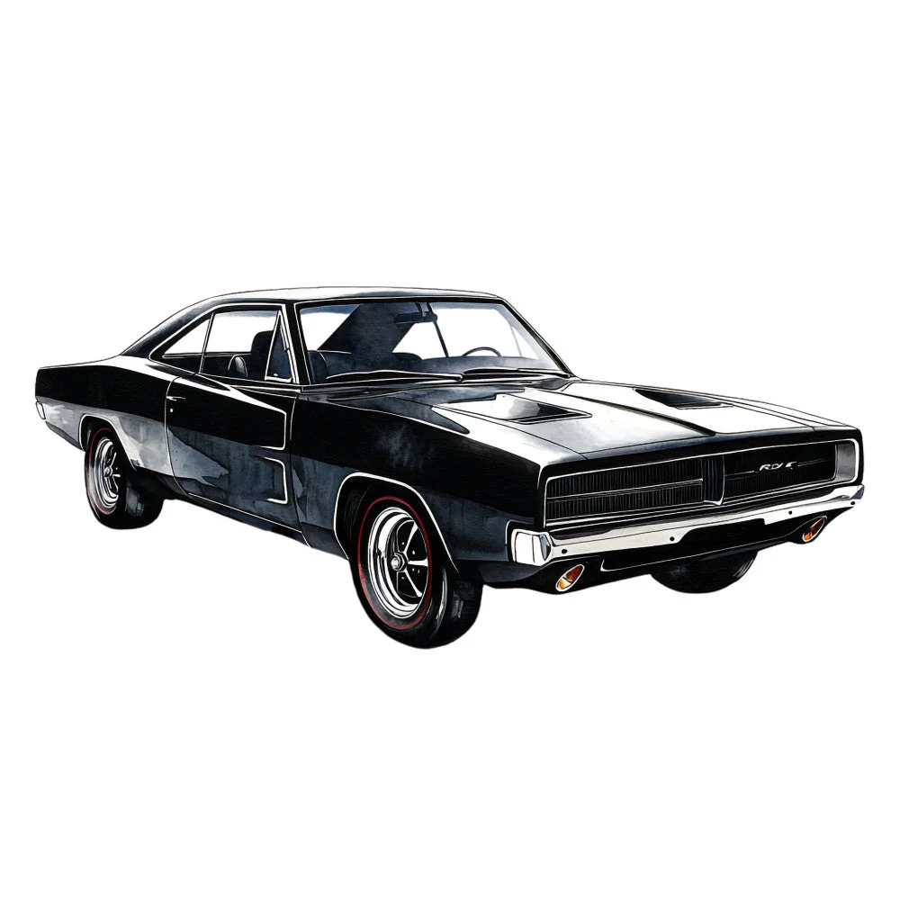 Muscle Cars Fabric Panel 15