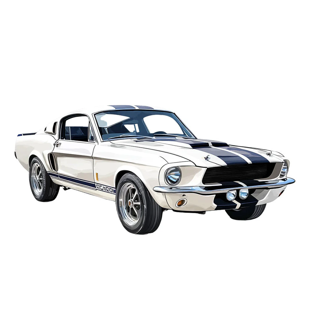 Muscle Cars Fabric Panel 3