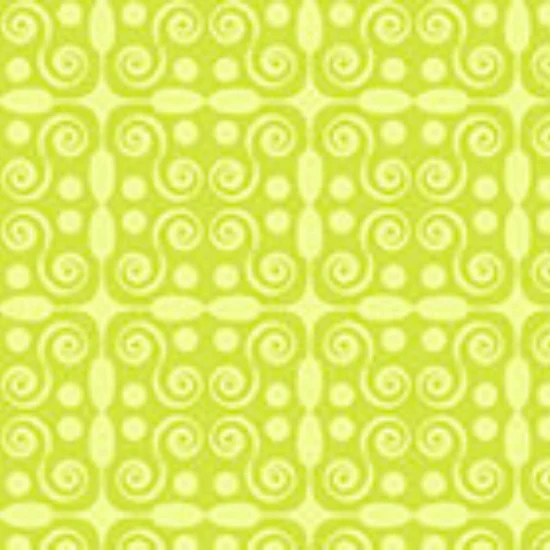 My Watercolor Garden - Geo Scroll - Green 44" / 45" Fabric Per Yard