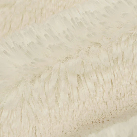 Luxe Cuddle Arctic Rabbit Natural 58"/60" Fabric per yard - Image 4