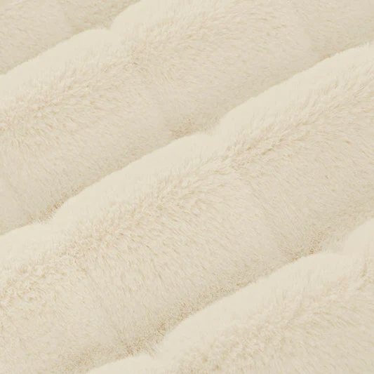 Luxe Cuddle Sydney Natural 58" - 60" Fabric per yard - Image 3