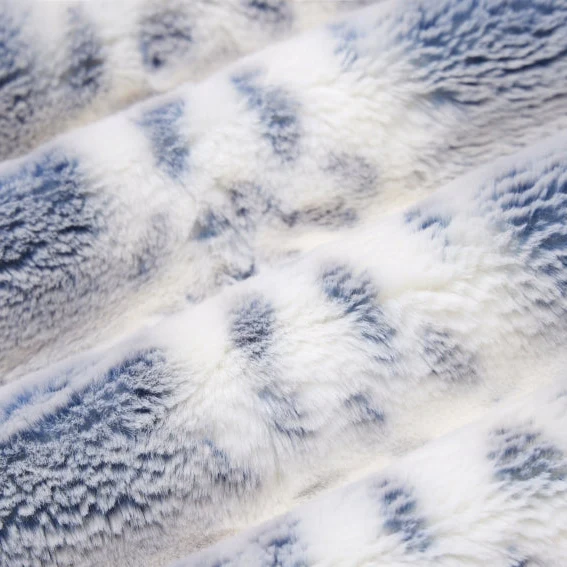 Navy Luxe Cuddle Alaskan Bunny 58"/60" Fabric per yard - Image 2