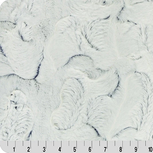 Luxe Cuddle Frosted Hide Navy 58" - 60" Fabric per yard