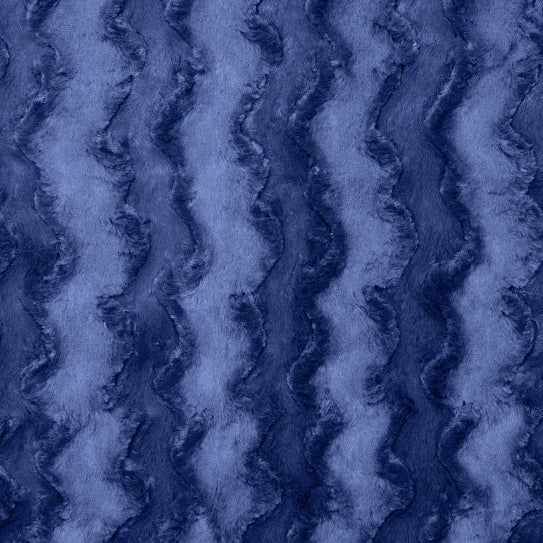 Luxe Cuddle Glacier Navy 58" - 60" Fabric per yard - Image 2