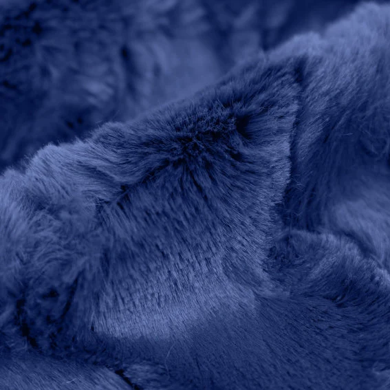 Luxe Cuddle Glacier Navy 58" - 60" Fabric per yard - Image 4