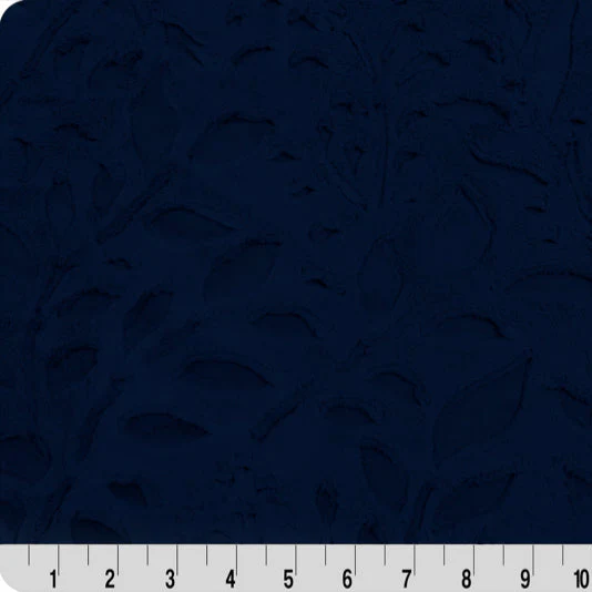 Luxe Cuddle Poppy Navy 58" - 60" Fabric per yard
