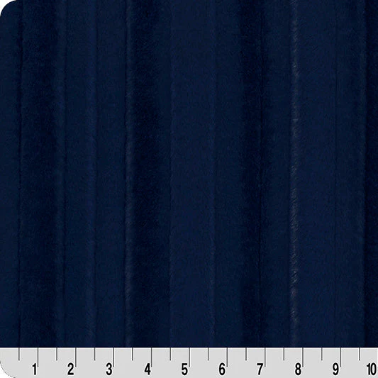 Luxe Cuddle Vienna Navy 58" - 60" Fabric per yard
