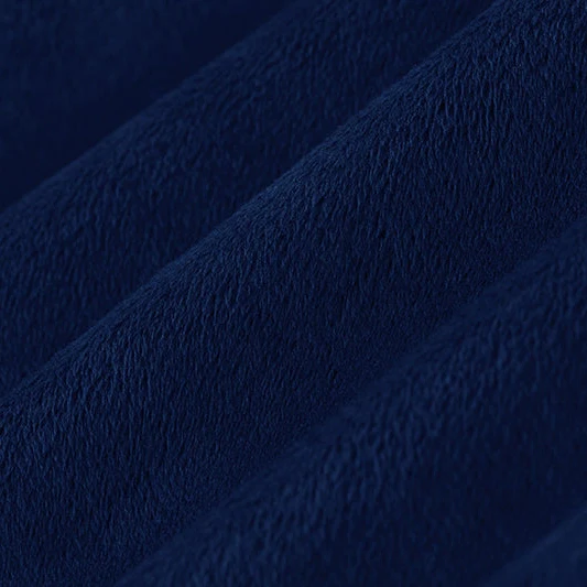 Marshmallow Cuddle Navy 58" - 60" Fabric per yard - Image 3