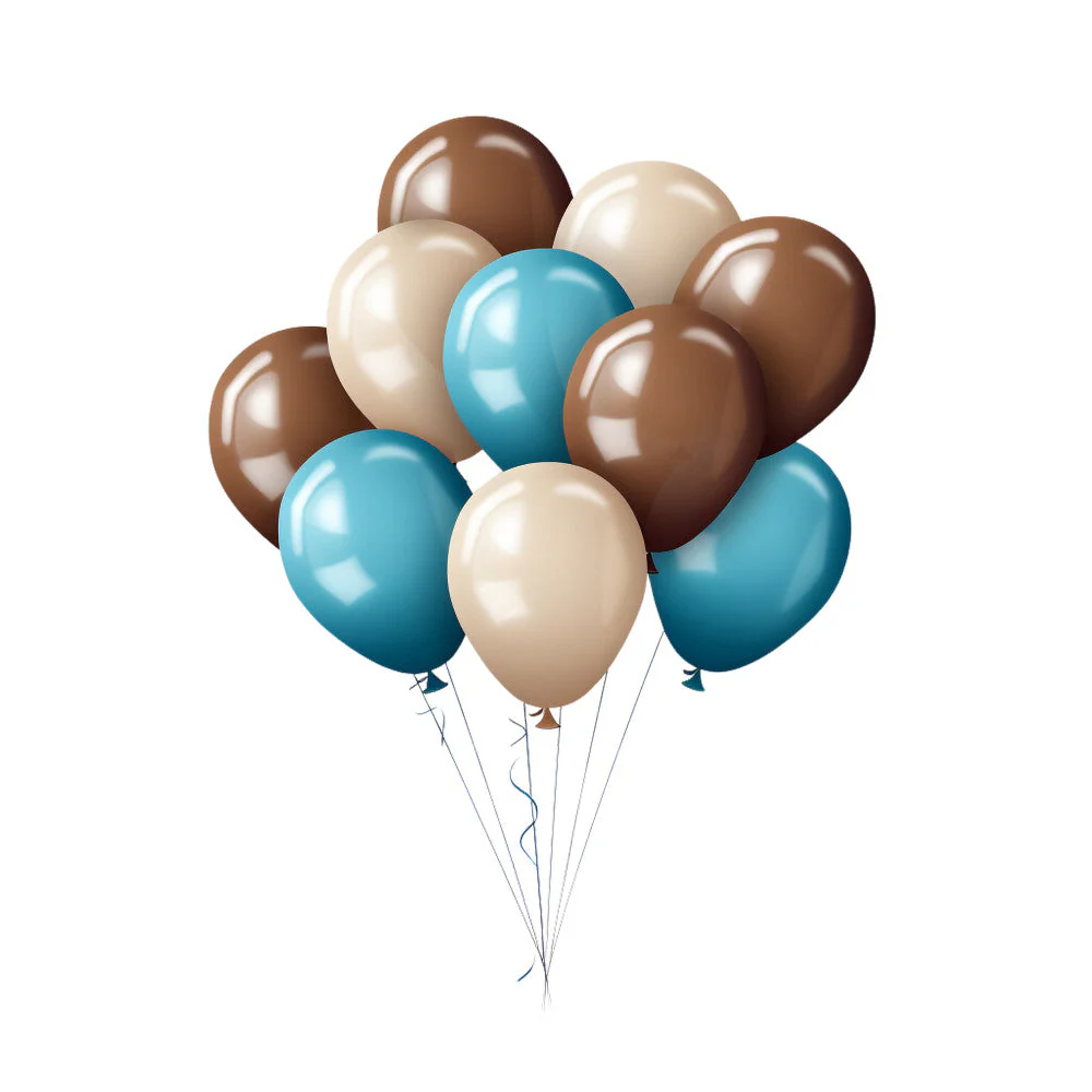 Party Balloons Fabric Panel 12