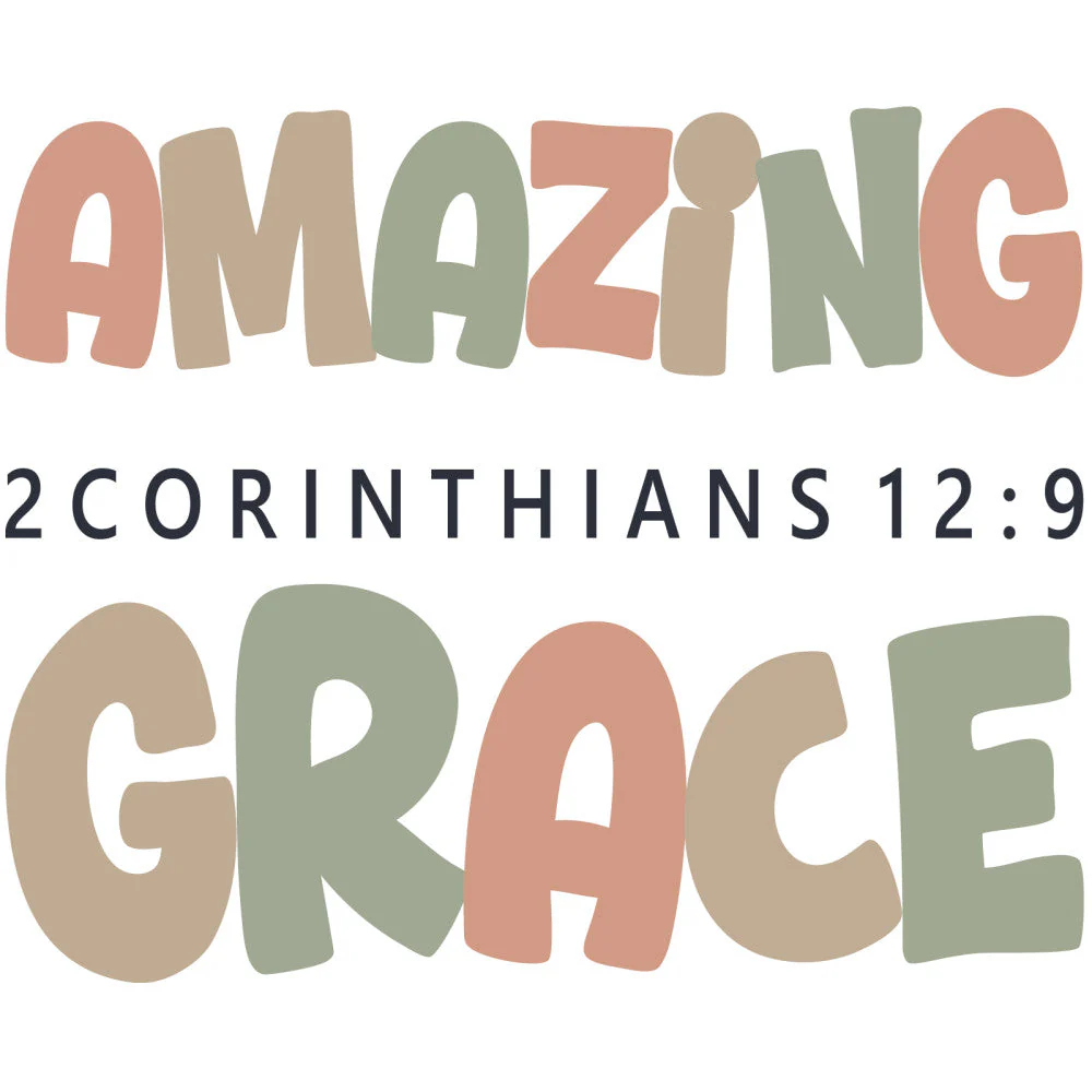 Pastel Amazing Grace Fabric Panel 1