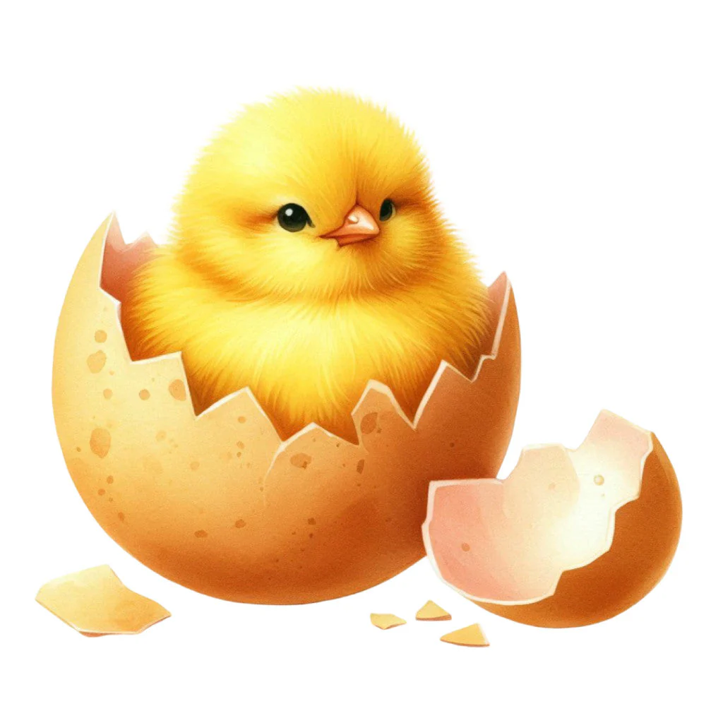 Pastel Chicks Fabric Panel 18