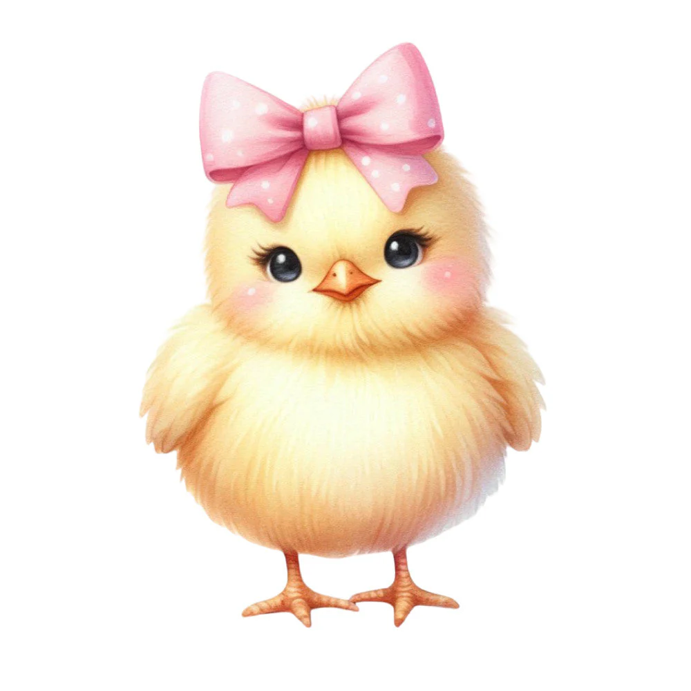 Pastel Chicks Fabric Panel 34
