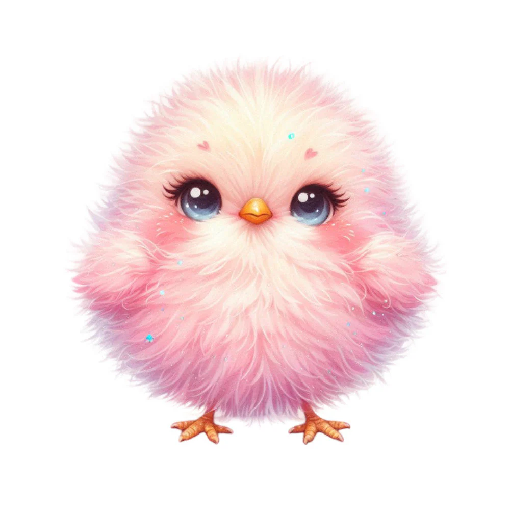 Pastel Chicks Fabric Panel 5