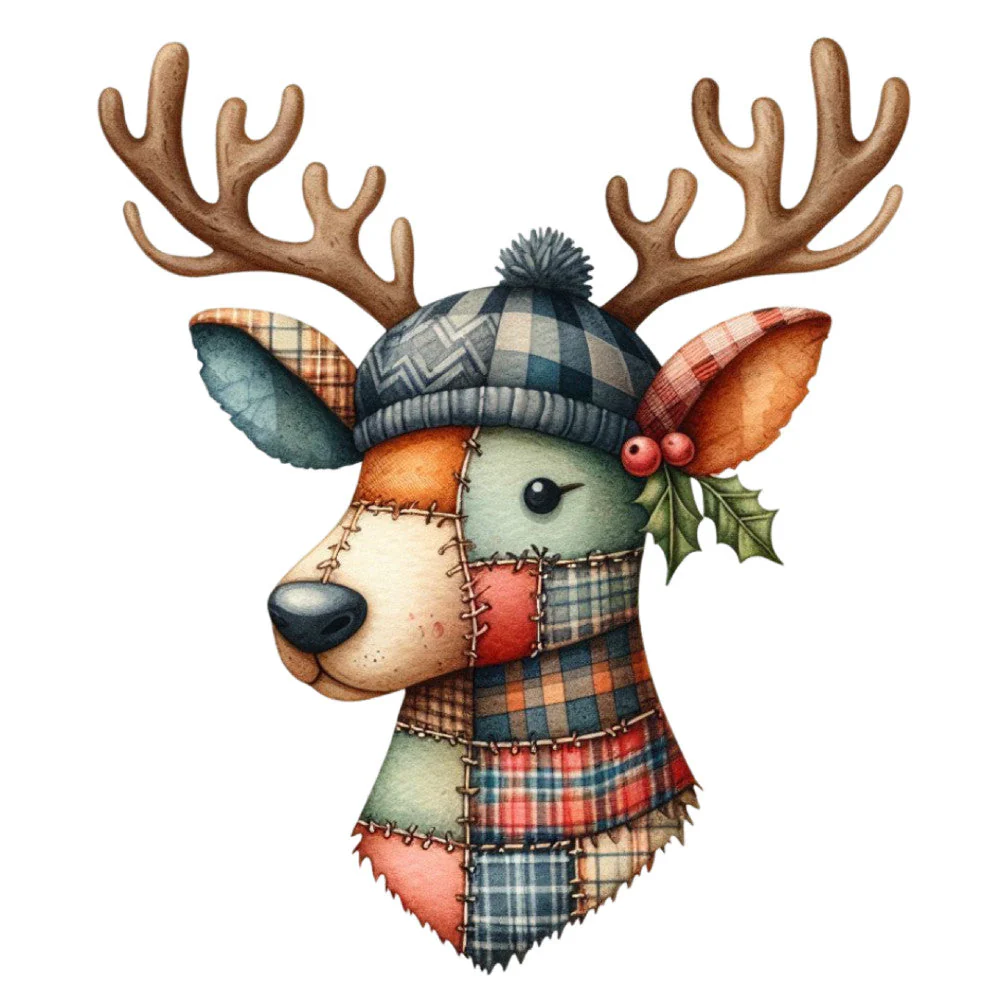 Patchwork Christmas Fabric Panel 22