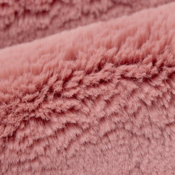 Luxe Cuddle Bunny Peach Quartz 58"/60" Fabric per yard - Image 2