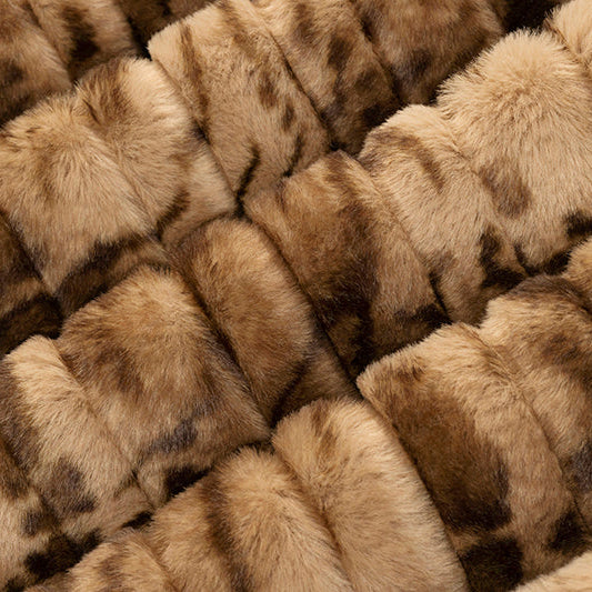 Pecan Luxe Cuddle Vienna Bengal 58"/60" Fabric per yard - Image 4