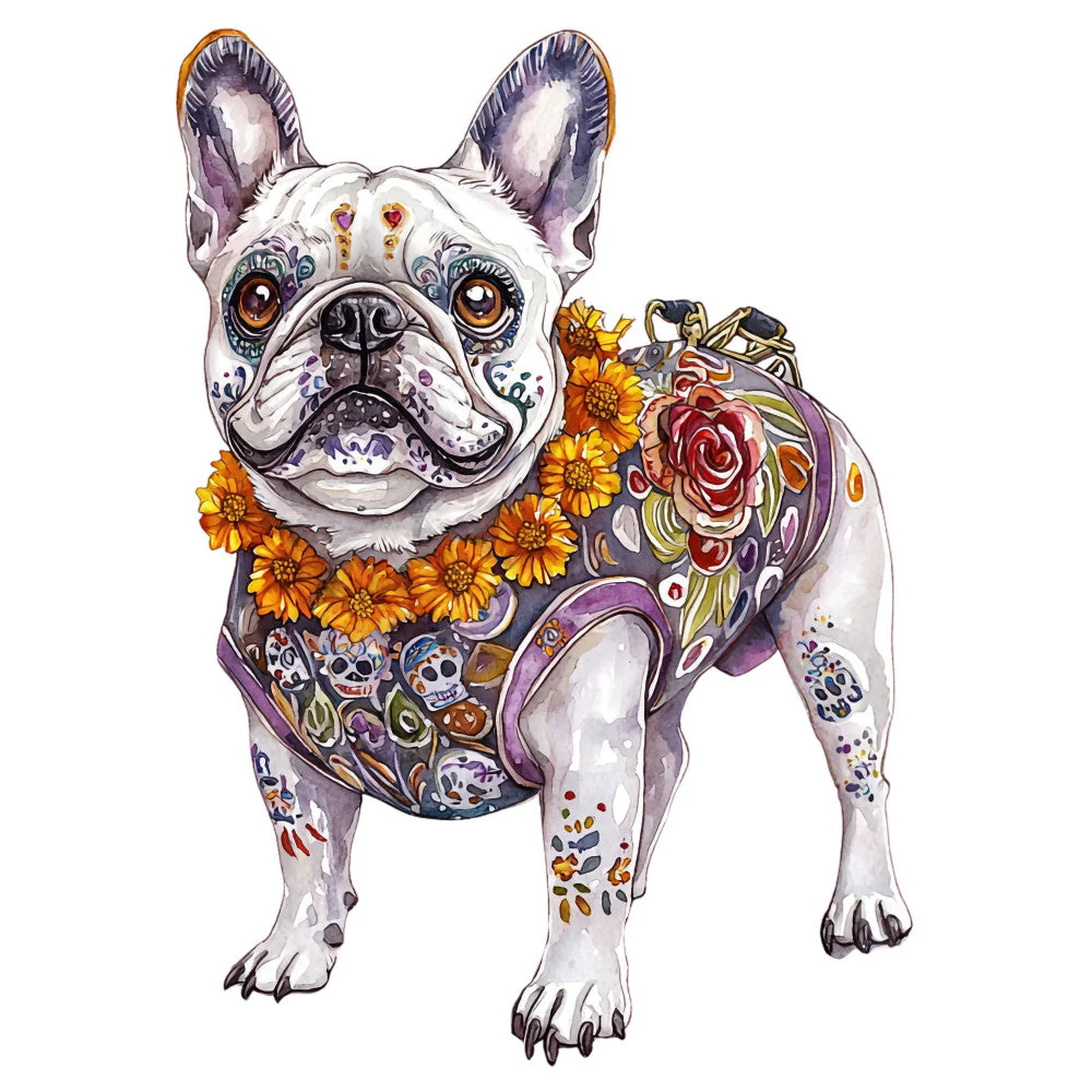 Pets de Los Muertos Fabric Panel 1
