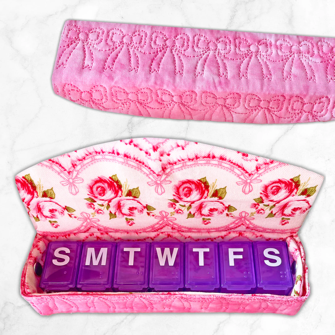 Pill Boxes and More In-the-Hoop Machine Embroidery Design Set Pickle Pie Designs - Image 3