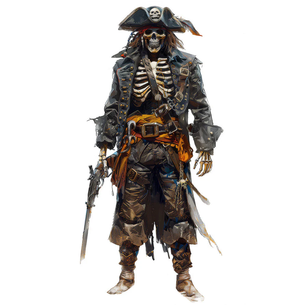 Pirate Jolly Fabric Panel 33
