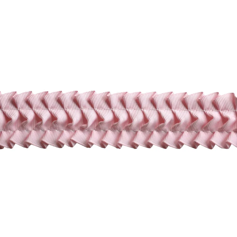 Pleated Ruffle Grosgrain Ribbon 1.5" X 5 Yards – For Decorative Sewing, Craft Trim - Image 2