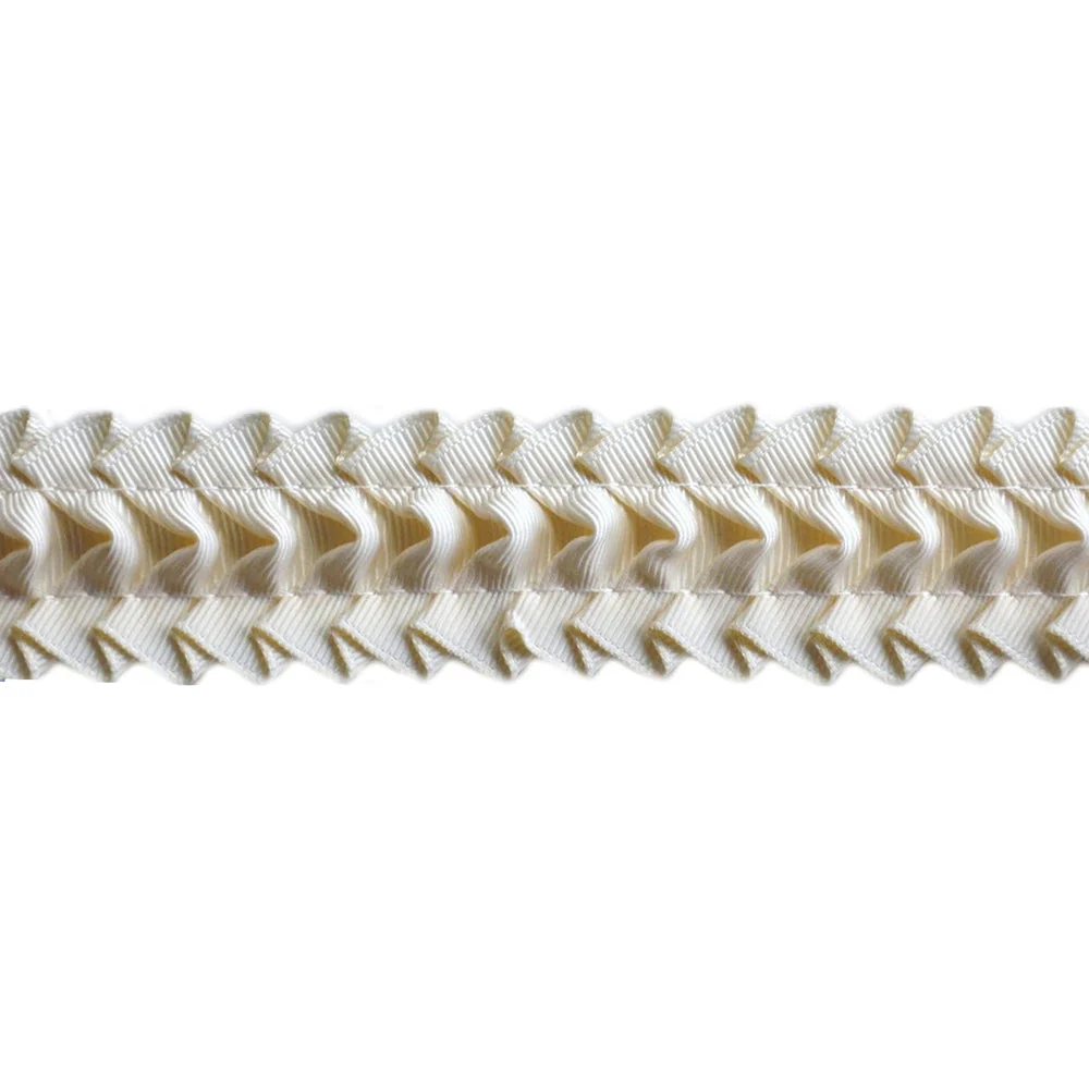 Pleated Ruffle Grosgrain Ribbon 1.5" X 5 Yards – For Decorative Sewing, Craft Trim - Image 4