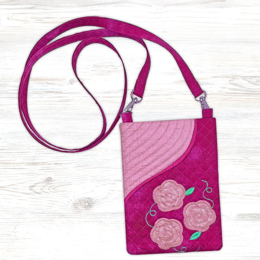 Posy Crossbody Bags In the Hoop Embroidery Designs Pickle Pie Designs - Image 2