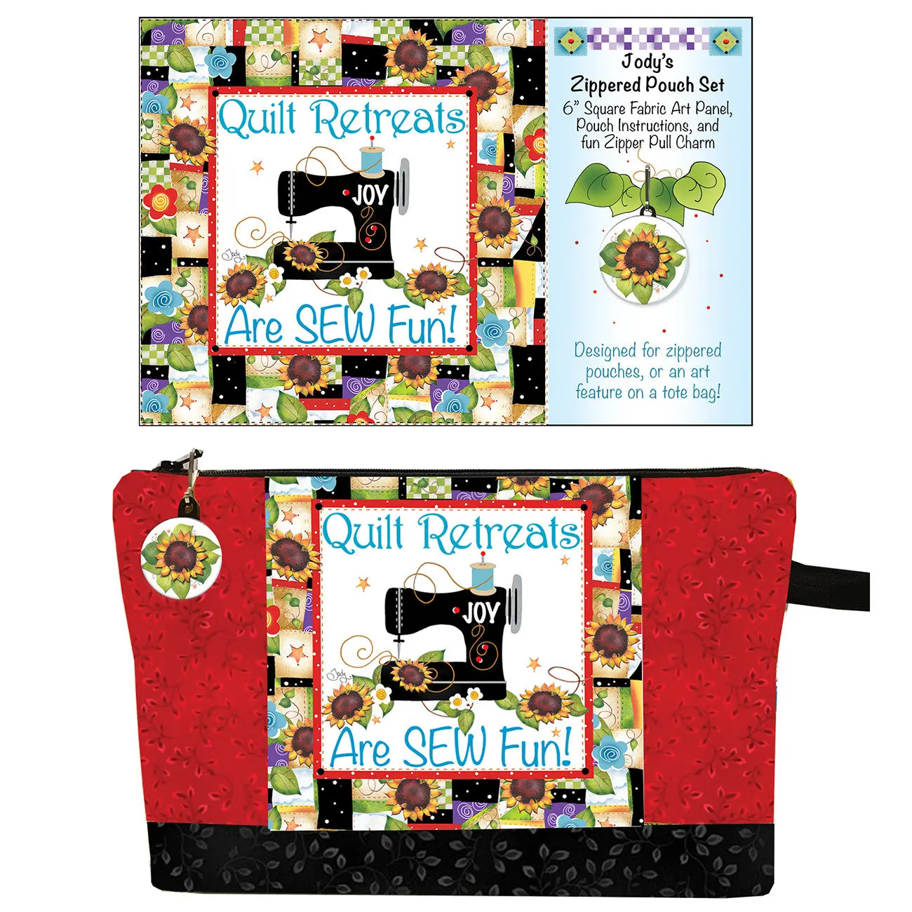 Quilt Ret Sew Fun Pouch Set