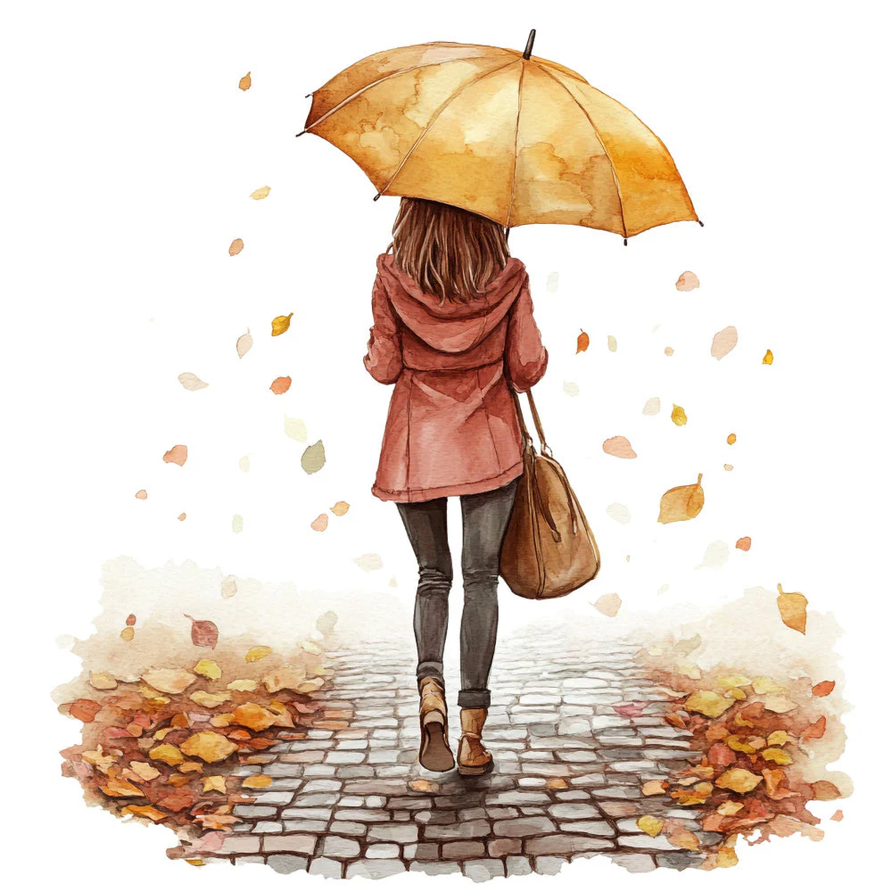 Rainy October Fabric Panel 22