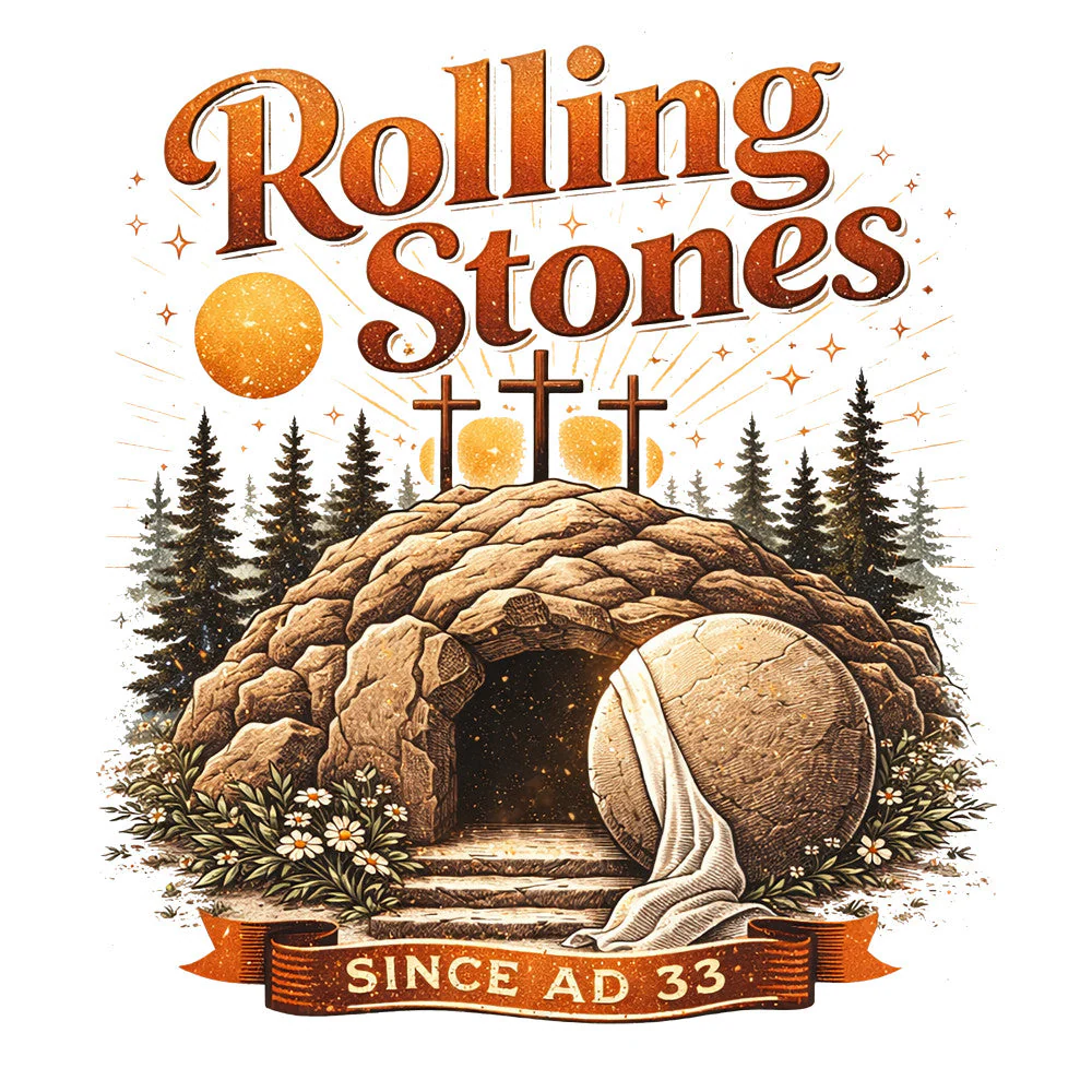 Rolling Stones Since AD 33 Fabric Panel 1