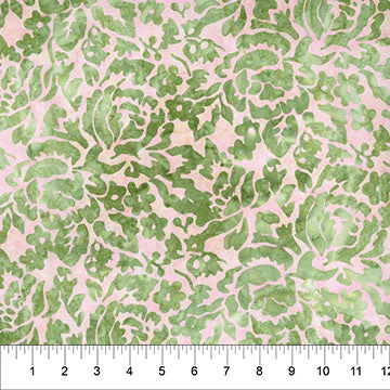Roses Lime Light 44"/45" Cotton Fabric Per Yard
