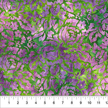 Roses Olive Green 44"/45" Cotton Fabric Per Yard
