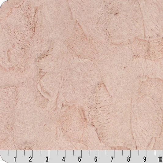 Luxe Cuddle Heather Rosewater 58" - 60" Fabric per yard