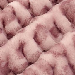 Luxe Cuddle Milan Clouded Leo Rosewater 58" - 60" Fabric per yard - Image 3