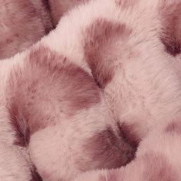 Luxe Cuddle Milan Clouded Leo Rosewater 58" - 60" Fabric per yard - Image 4