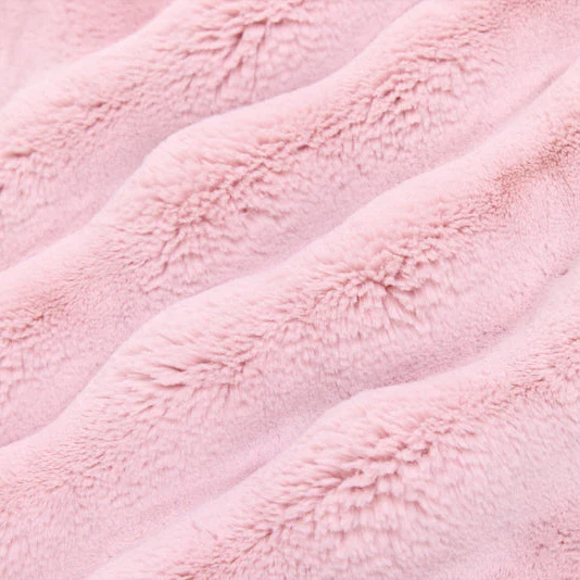 Luxe Cuddle Powderpuff Rosewater 58" - 60" Fabric per yard - Image 3