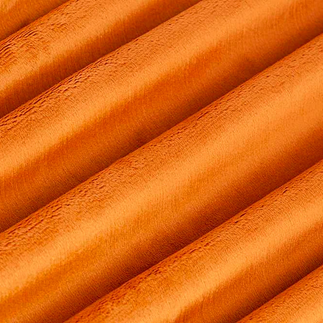 Rust Solid Cuddle 3 58/60" Fabric per yard - Image 3
