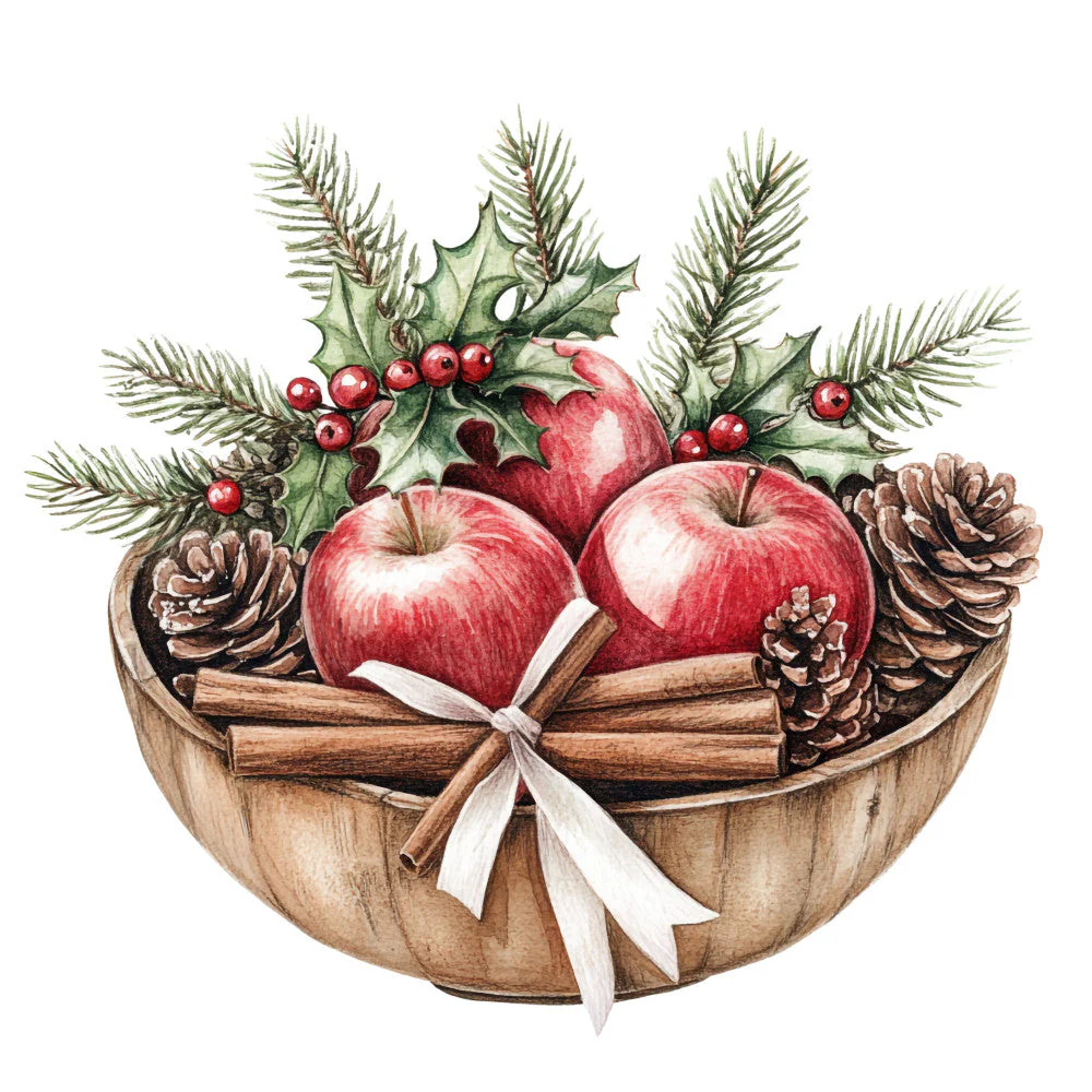 Rustic Christmas Fabric Panel 6