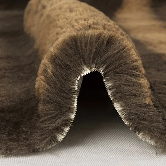 Saddle" Luxe Cuddle Arctic Chinchilla 58"/60" Fabric per yard - Image 2