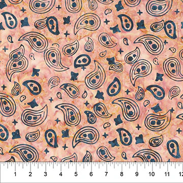 Saddle Up Bandana Blush Cotton 43"/44" Fabric Per Yard