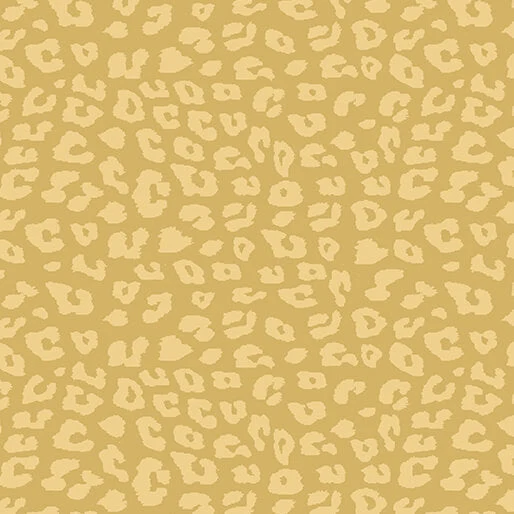 Safari Adventure - Go Wild - Gold 44" / 45" Fabric Per Yard