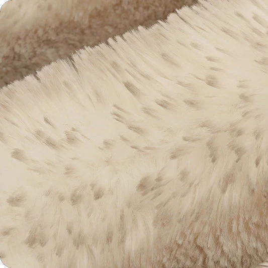 Luxe Cuddle Arctic Fox Sandstone 58"/60" Fabric per yard - Image 4