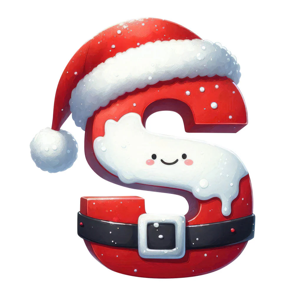 Santa Claus Alphabet Fabric Panel 11