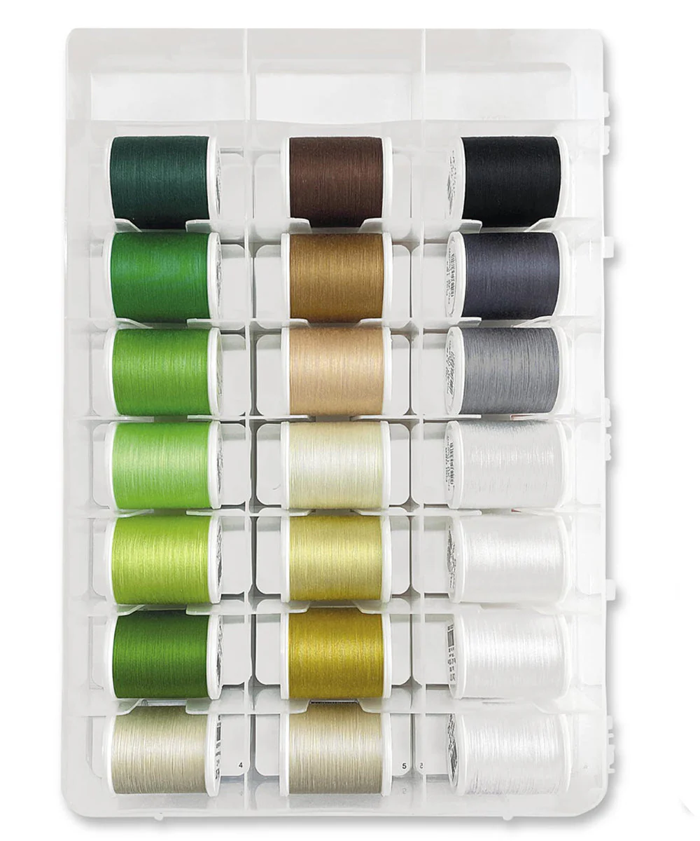 Sensa Green 40 – Quilt Box, 1100-yard (1000m) Spools, 40 Colors - Image 3