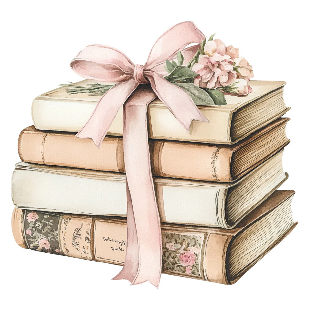 Shabby Chic Books Fabric Panel 12