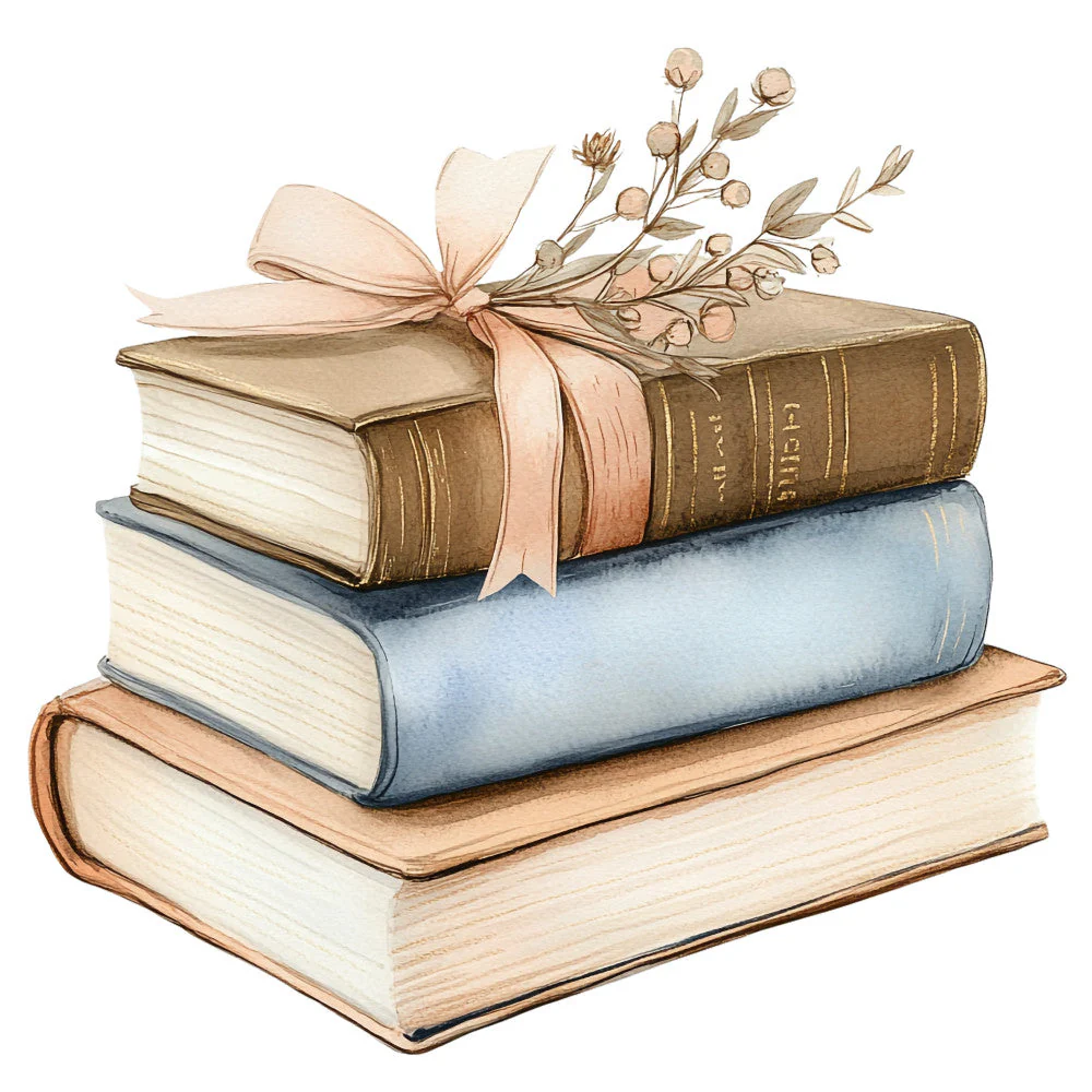 Shabby Chic Books Fabric Panel 15