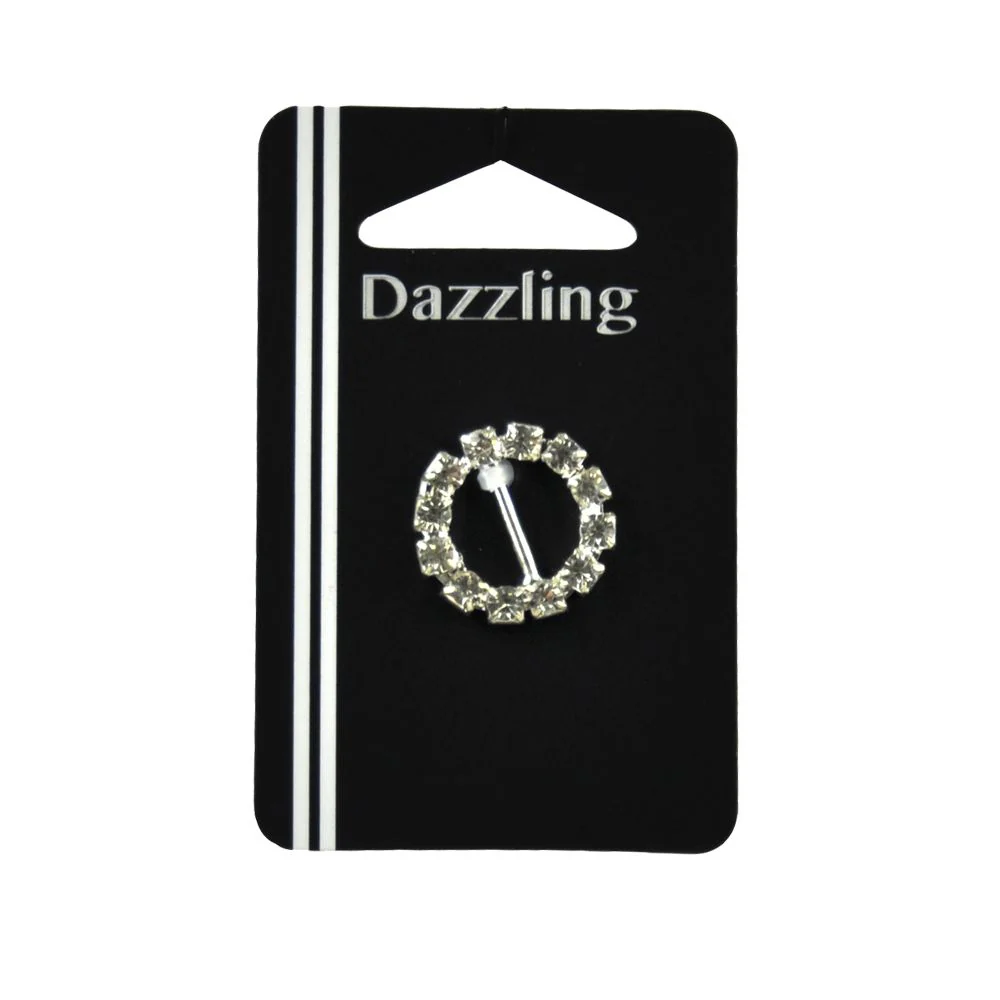 Silver Dazzling Rhinestone Buckles